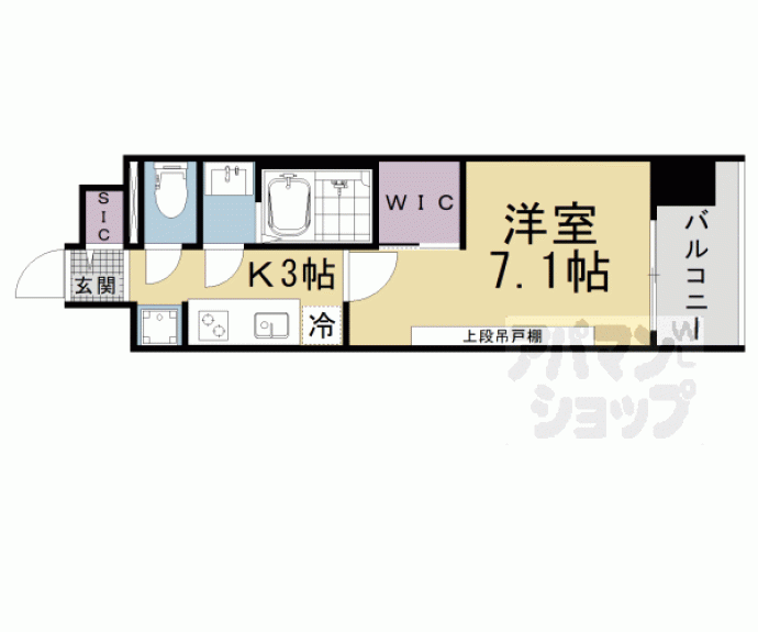 【プレサンス大津京町ヴェリス】間取