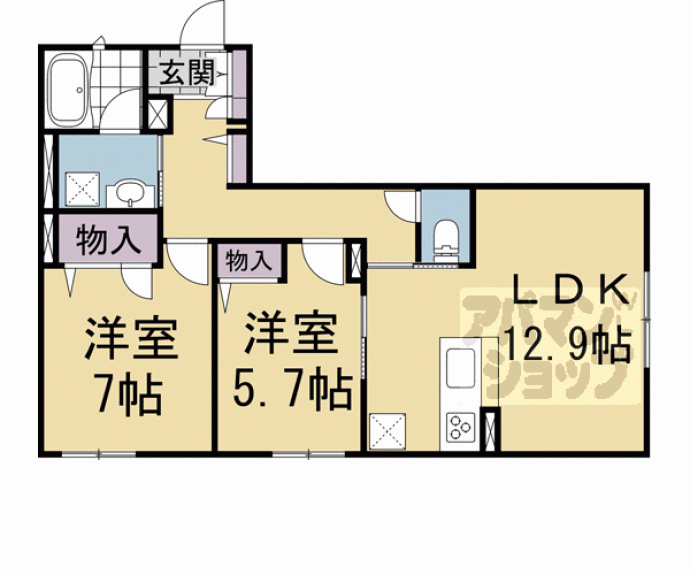 【ミラーエステート イーストビル】間取
