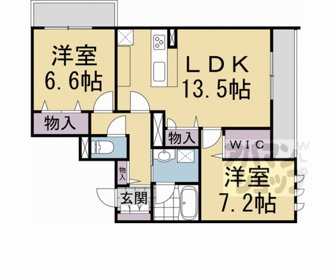 【ミラーエステート イーストビル】間取