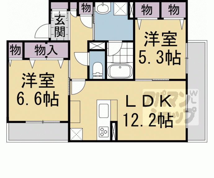 【ミラーエステート イーストビル】間取