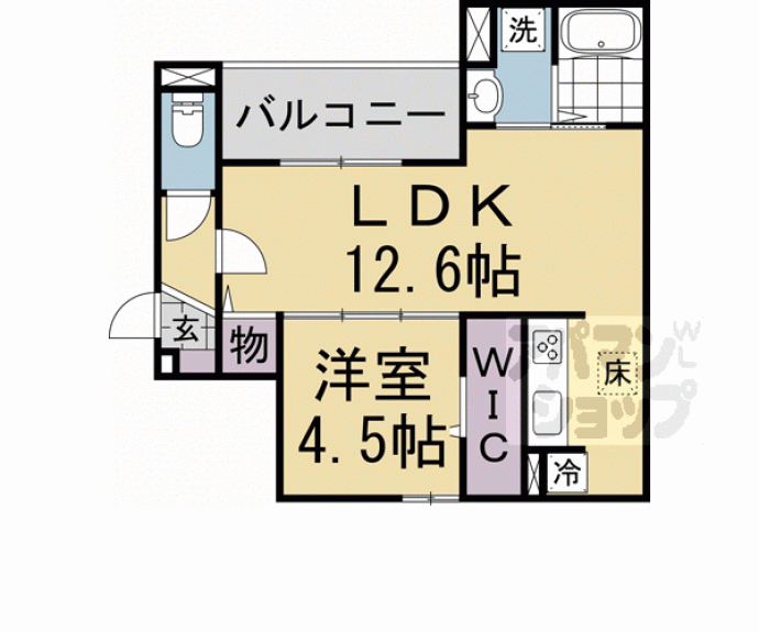 【GRAMM丹波口】間取