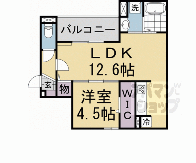 【GRAMM丹波口】間取