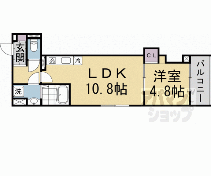 【GRAMM丹波口】間取