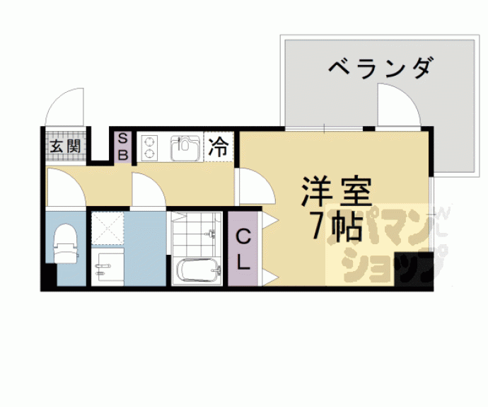 【トレジャーマンションⅢ】間取