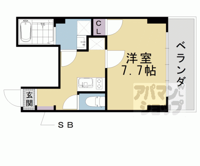 【トレジャーマンションⅢ】間取