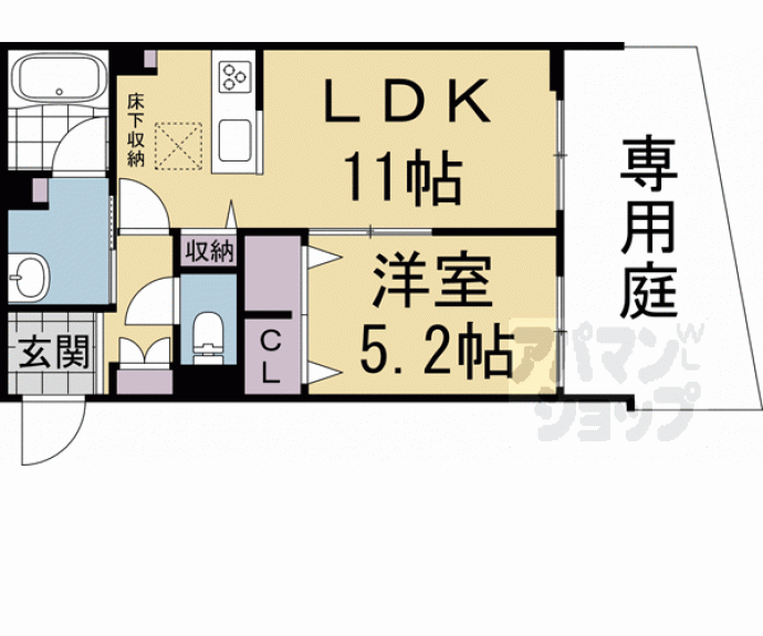 【シャーメゾン　マーサ東山】間取
