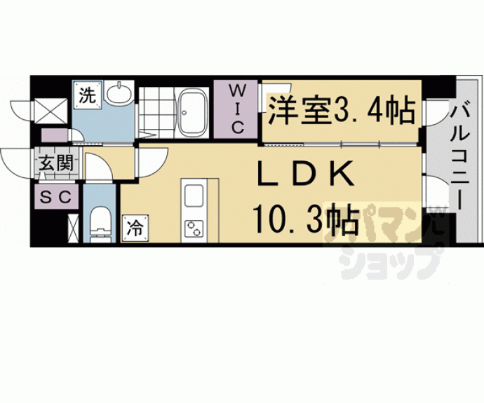【プレサンス十条凜華】間取