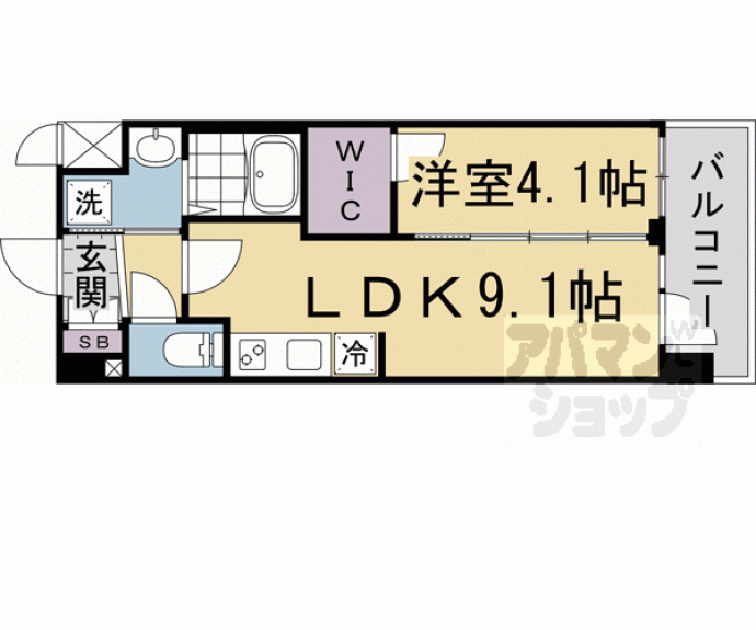 【プレサンス十条凜華】間取