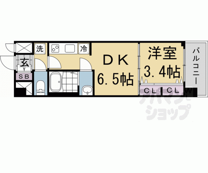 【プレサンス十条凜華】間取