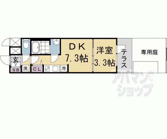 【プレサンス十条凜華】間取