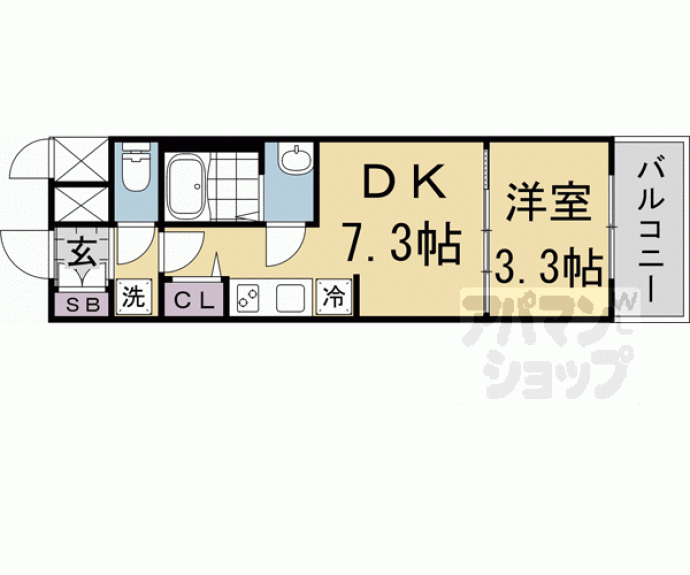 【プレサンス十条凜華】間取