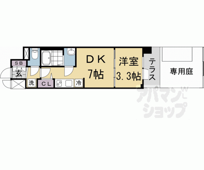 【プレサンス十条凜華】間取
