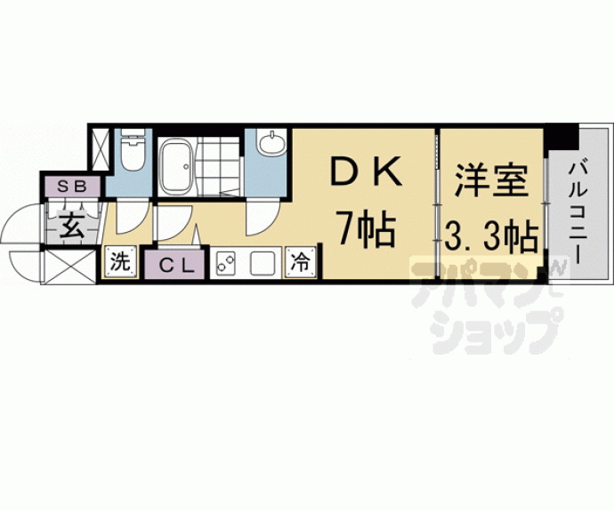 【プレサンス十条凜華】間取