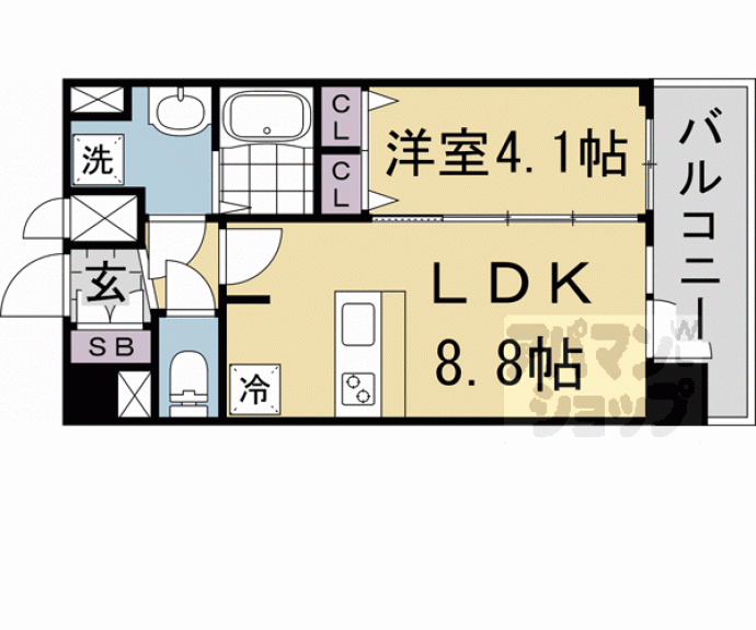【プレサンス十条凜華】間取