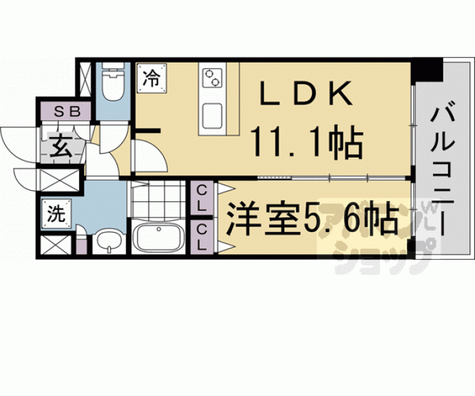 【プレサンス十条凜華】間取