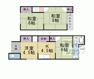 【寺戸町東野辺貸家】