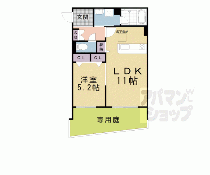 【シャーメゾン　マーサ東山】間取