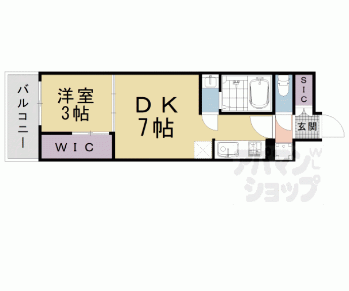 【シエーナグランデ四条烏丸】間取