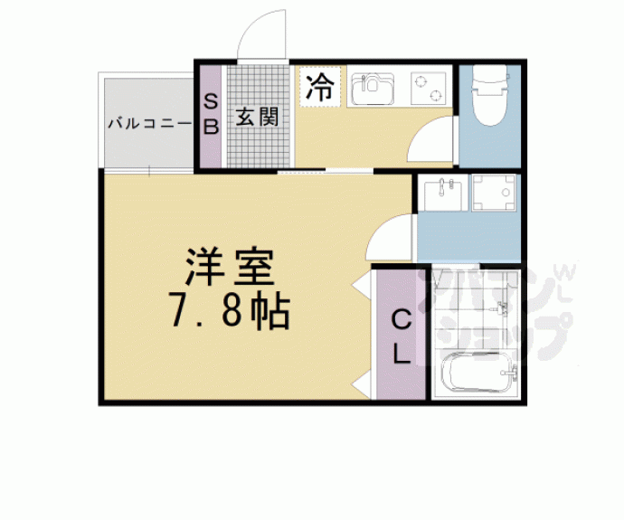 【(仮称)山科区小野蚊ケ瀬町】間取