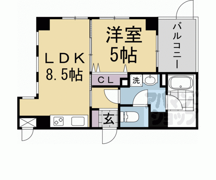 【ＭＳＲ京都二条城】間取