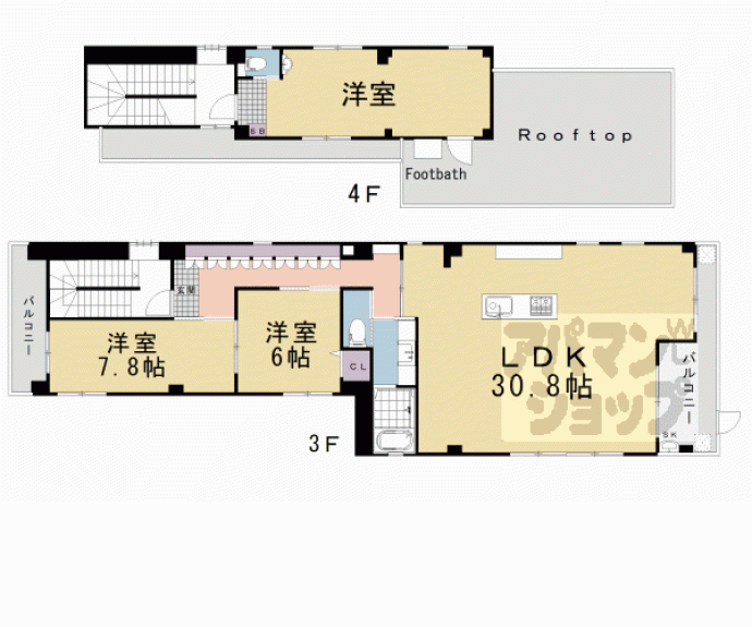 【祇園大黒町】間取