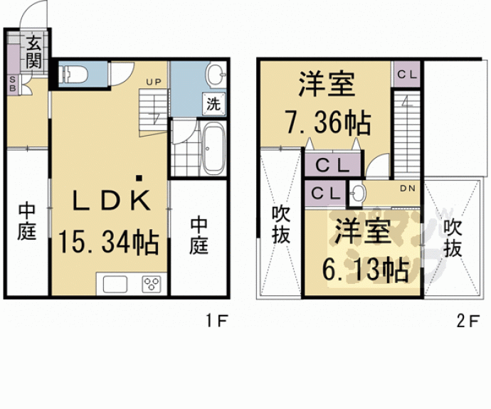 【仮称）今出川コートハウス】間取