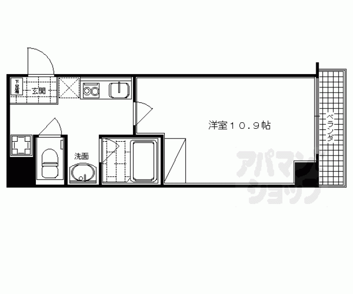 【アネックス西洞院】間取