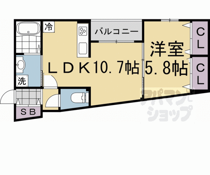 【ＦＯＲＣＥ京都駅西】間取