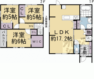 【衣笠赤阪町貸家】