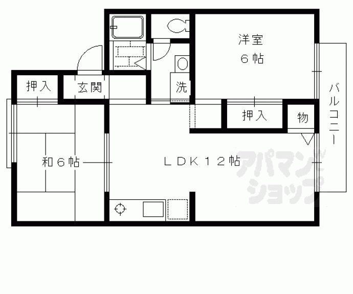 【アメニティ４５】間取