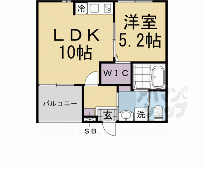 【仮称）太秦西蜂岡町Ｂ】間取