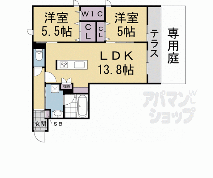 【（仮称）嵯峨広沢南下馬野町へーベルハウス】間取