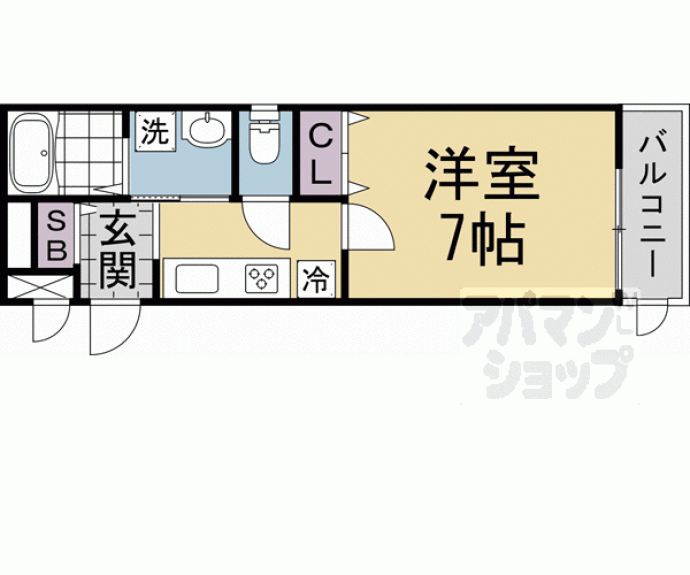【GRAND CASA TENJINGAWA】間取