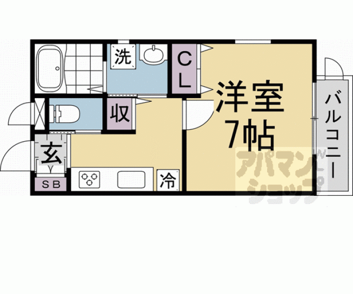 【GRAND CASA TENJINGAWA】間取