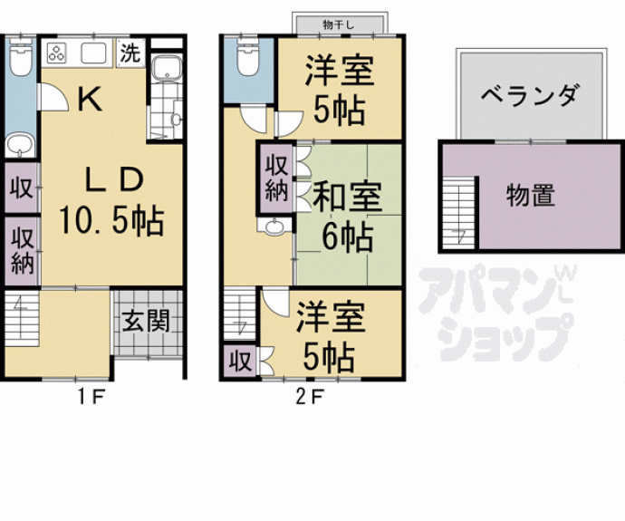 【主税町８２６－２０貸家】間取