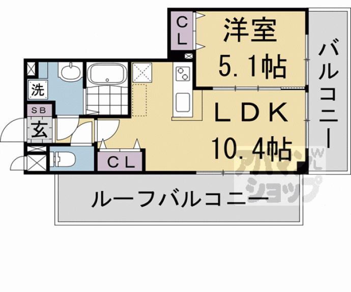 【ベラジオ雅び京都洛北ガーデン】間取