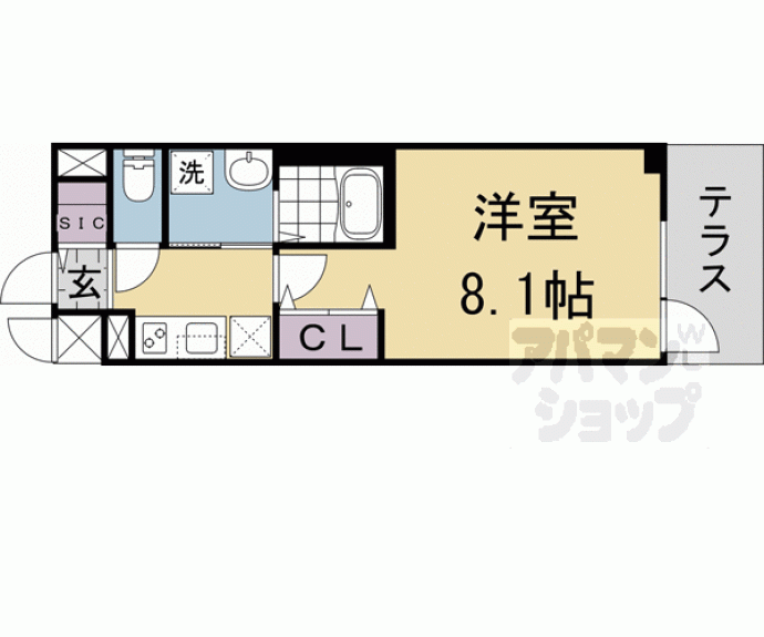 【ベラジオ雅び京都洛北ガーデン】間取