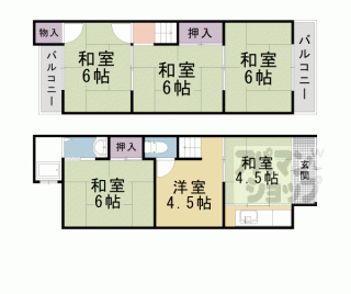 【音羽稲芝町貸家】