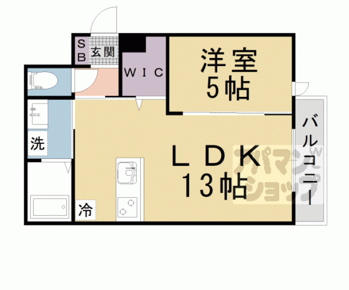 【ＴＨＥ　ＲＥＳＩＤＥＮＣＥ　ＫＹＯＴＯ　ＨＩＧＡＳＨＩＮＯ】間取