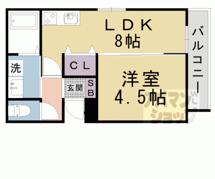 【ＴＨＥ　ＲＥＳＩＤＥＮＣＥ　ＫＹＯＴＯ　ＨＩＧＡＳＨＩＮＯ】間取
