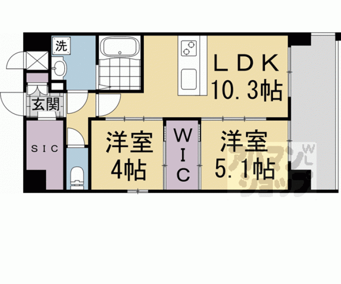【LiveCasa千本今出川】間取