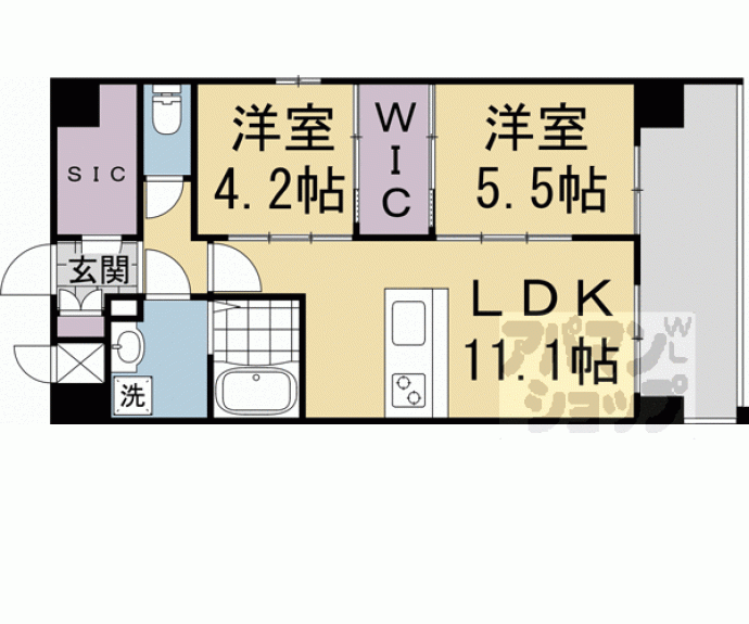 【LiveCasa千本今出川】間取