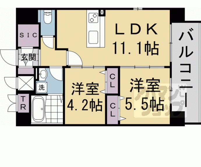 【LiveCasa千本今出川】間取