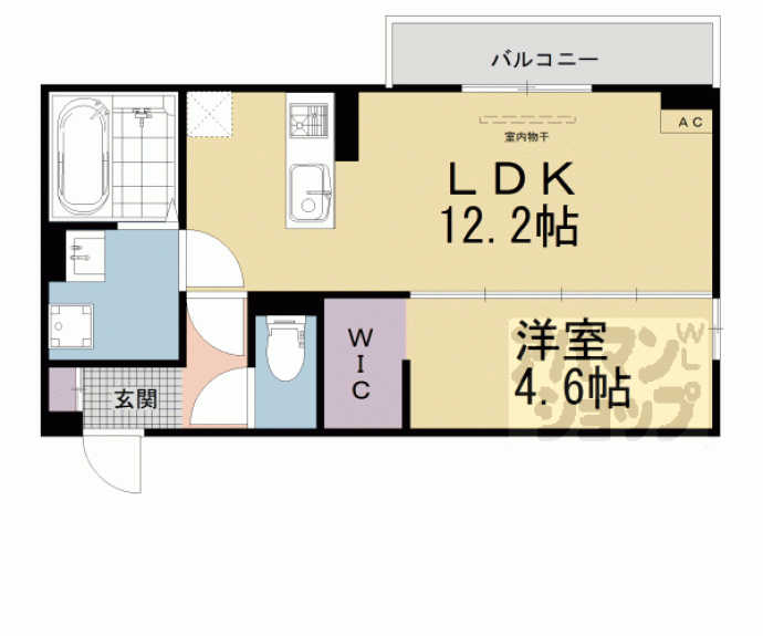 【Ｍｏｎ　Ａｍｏｕｒ知原】間取