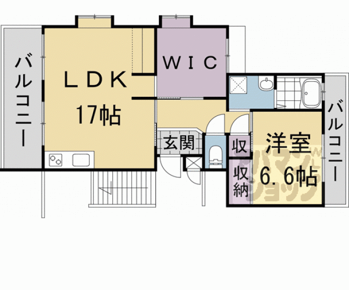 【醍醐東市営住宅　１７棟】間取