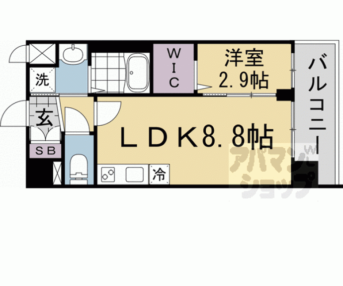 【ソルテラス京都ＪＵＪＯ華】間取