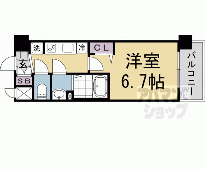 【ソルテラス京都ＪＵＪＯ華】間取