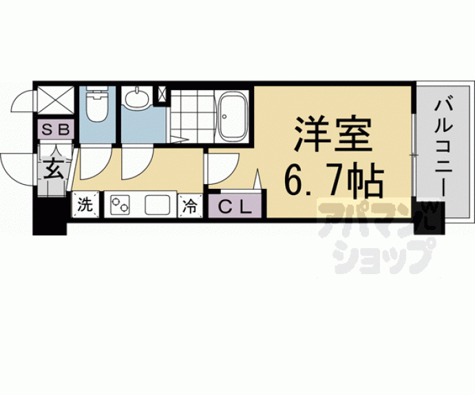 【ソルテラス京都ＪＵＪＯ華】間取