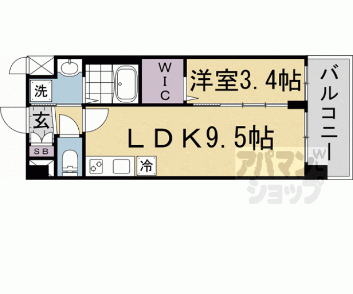 【ソルテラス京都ＪＵＪＯ華】間取