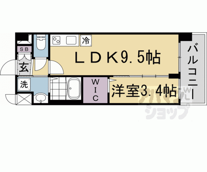 【ソルテラス京都ＪＵＪＯ華】間取